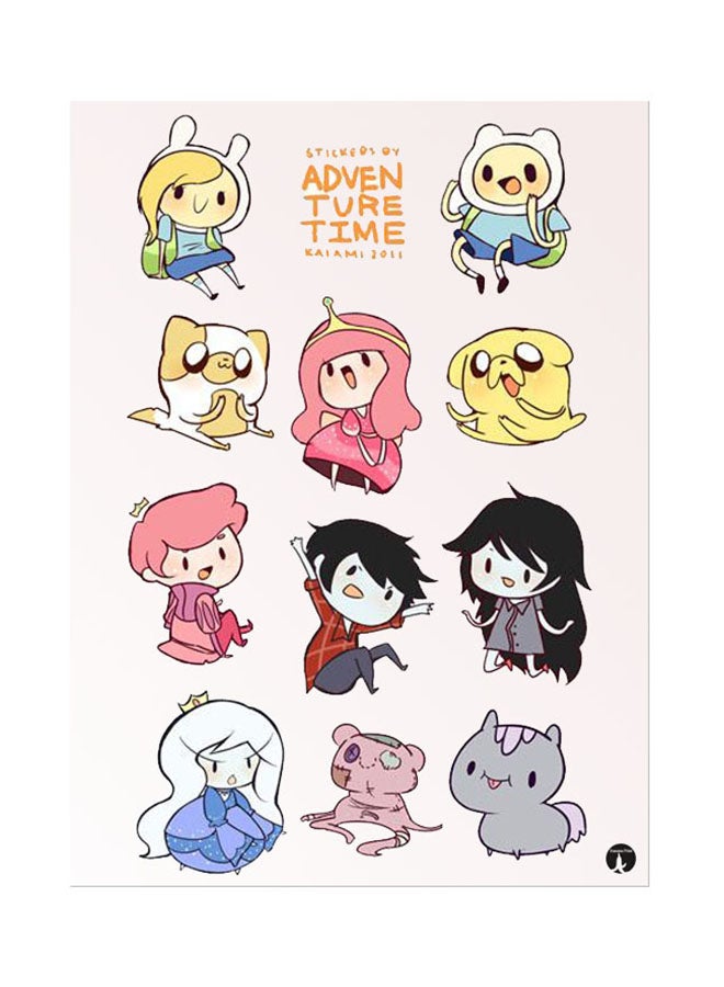 BP Adventure Time Printed Poster Board Multicolour