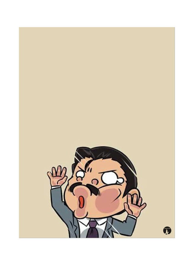 BP Metal Plate Of The Anime Detective Conan Poster Multicolour