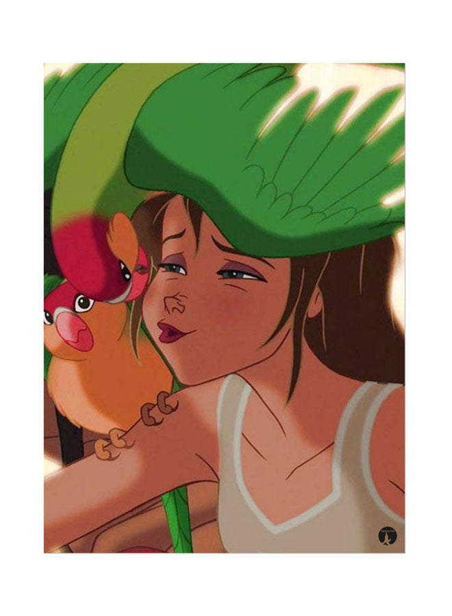 BP Metal Plate Of Disney Poster Multicolour