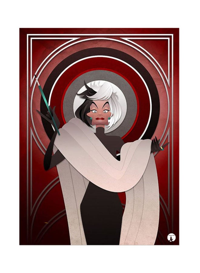 BP Metal Plate Of Disney Poster Multicolour