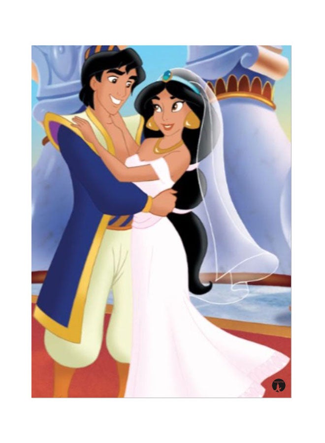 BP Metal Plate Of Disney Poster Multicolour