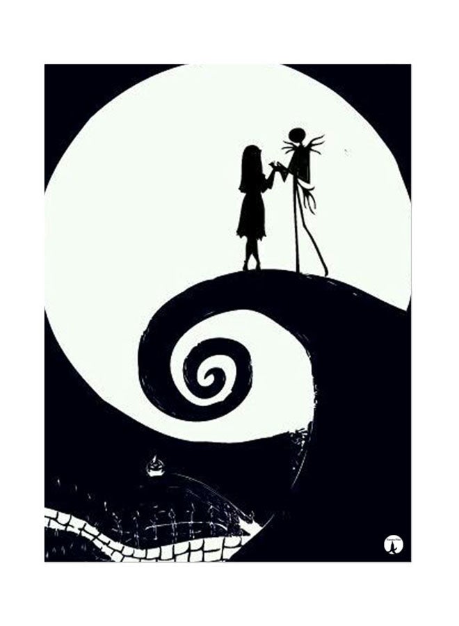 BP Disney Metal Plate Poster Black/White