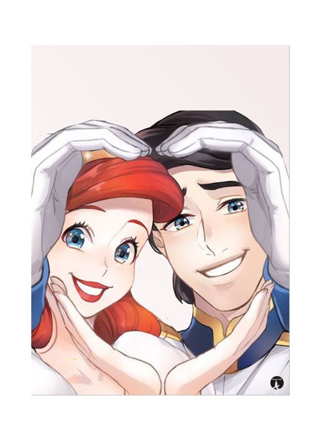 BP Metal Plate Of Disney Poster Multicolour