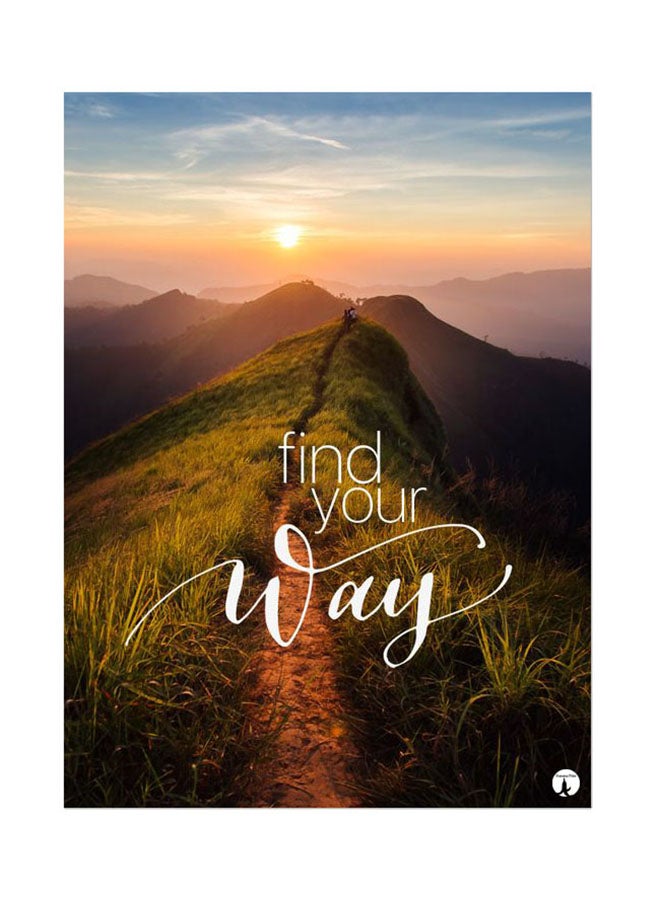 BP Metal Plate Of English Phrases Poster Multicolour