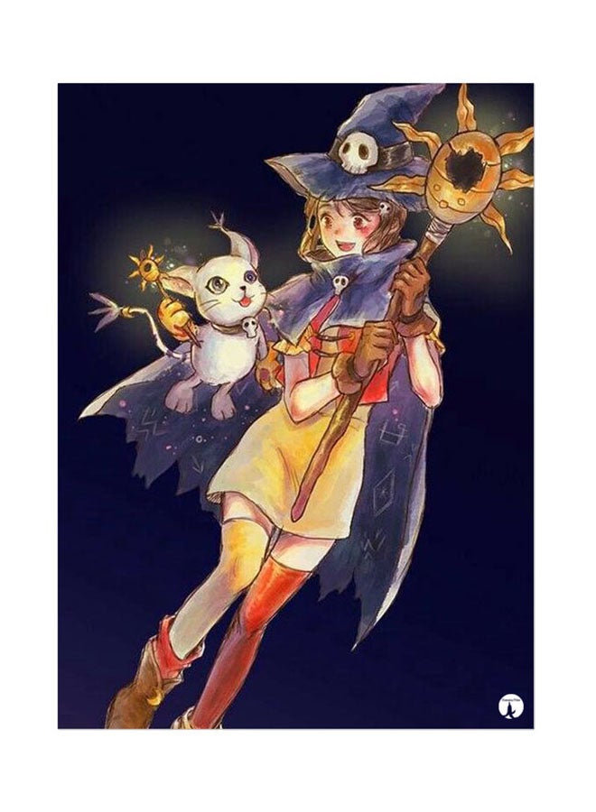 BP Metal Plate Of The Anime Digimon Poster Multicolour