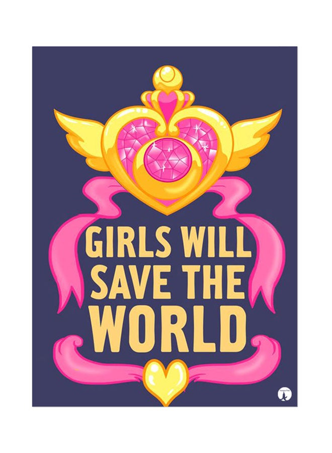 BP Metal Plate Of English Phrases Poster Multicolour