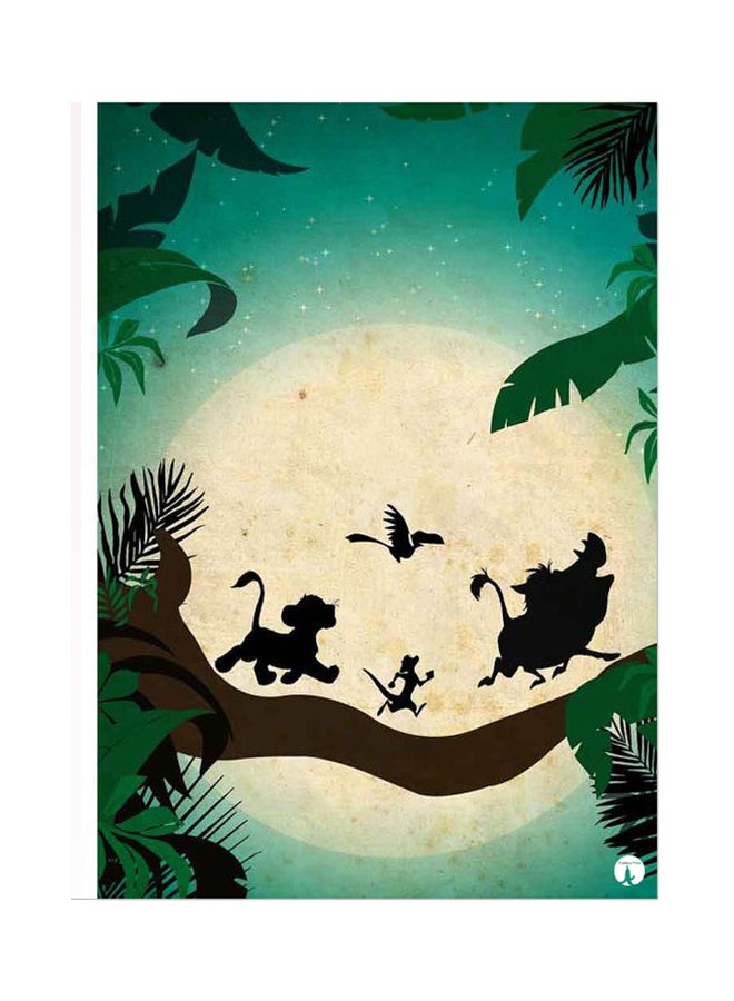 BP Metal Plate Of Disney Poster Multicolour