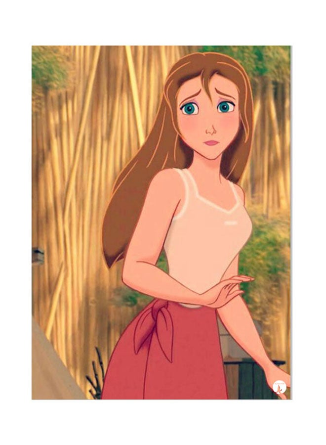 BP Metal Plate Of Disney Poster Multicolour