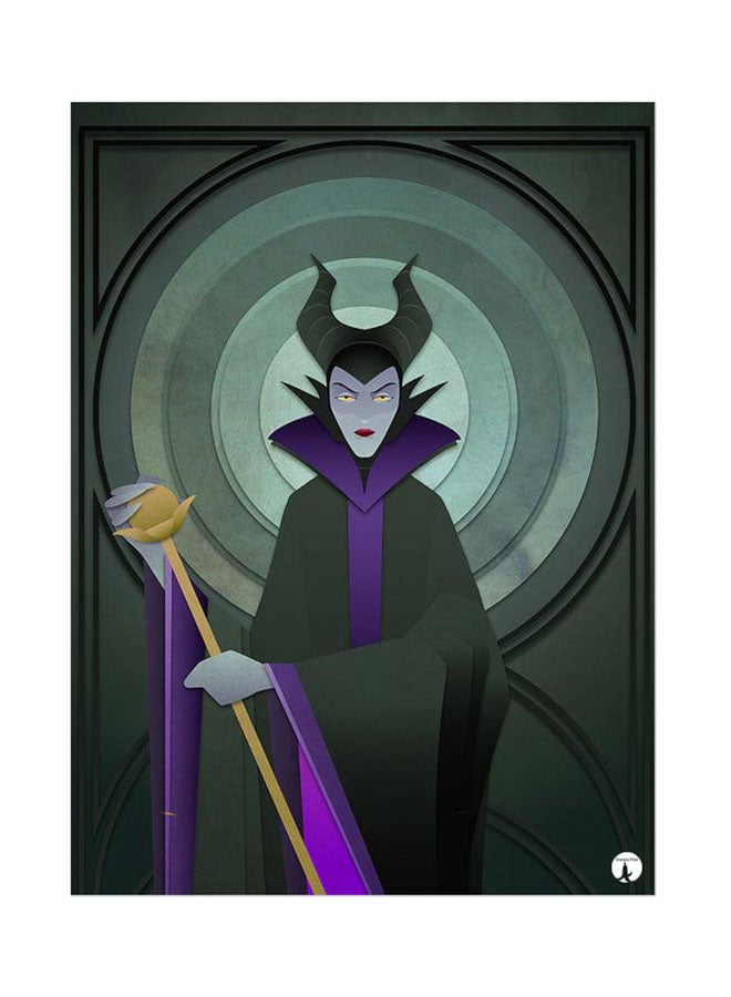 BP Metal Plate Of Disney Poster Multicolour