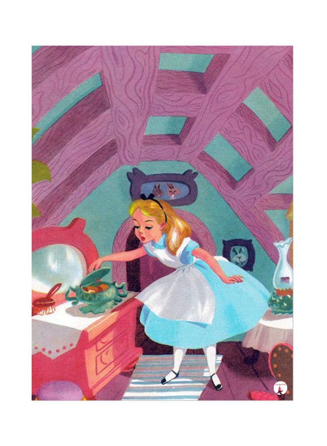 BP Metal Plate Of Disney Poster Multicolour