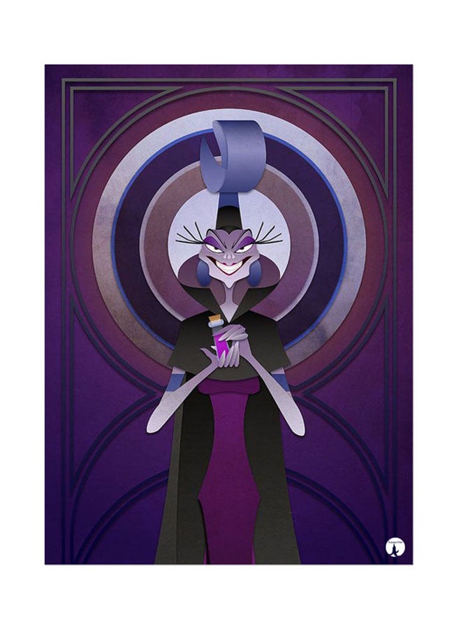 BP Disney Metal Plate Poster Multicolour