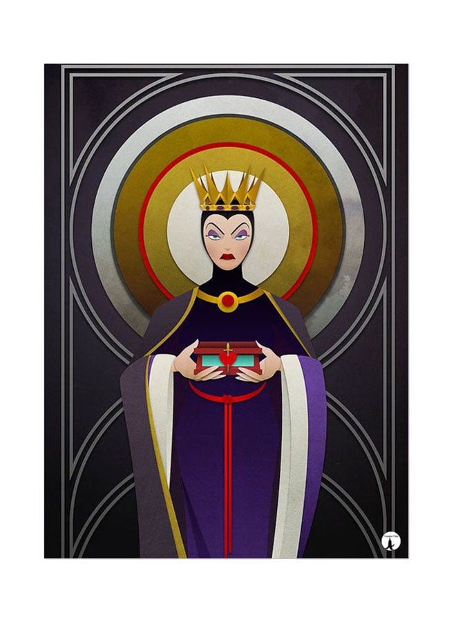 BP Metal Plate Of Disney Poster Multicolour