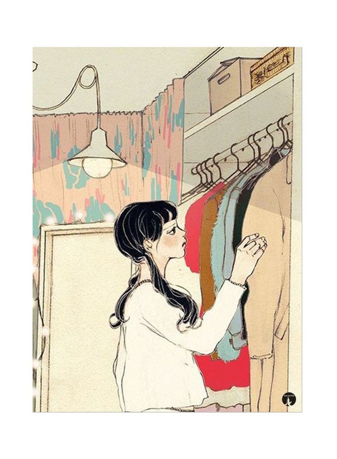 BP Metal Plate Of Korean Art Poster Multicolour