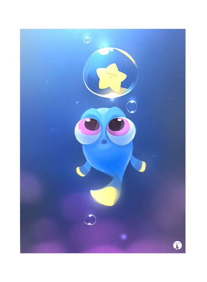 BP Metal Plate Of Disney Poster Multicolour