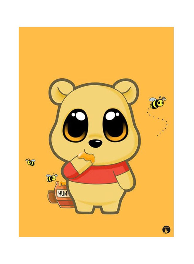 BP Metal Plate Of Disney Poster Yellow/Red