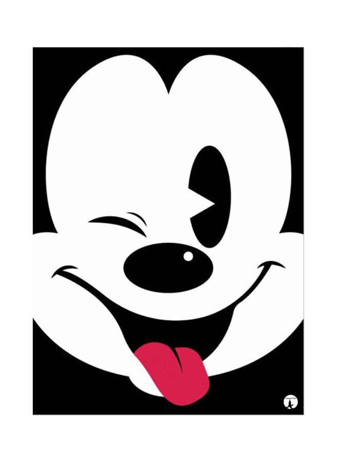 BP Metal Plate Of Disney Poster Black/White/Red