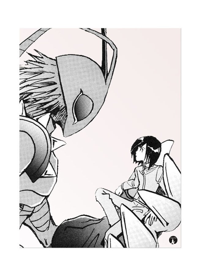 BP Metal Plate Of The Anime Digimon Poster Multicolour