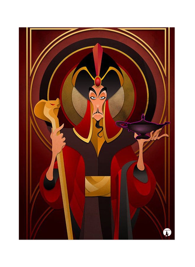 BP Metal Plate Of Disney Poster Multicolour