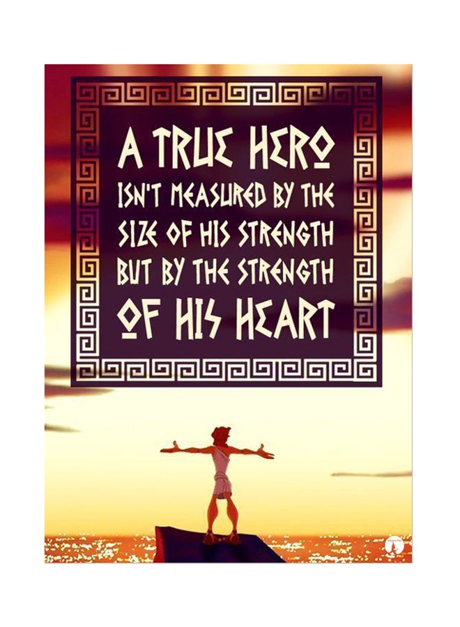 BP Metal Plate Of Disney Poster Multicolour