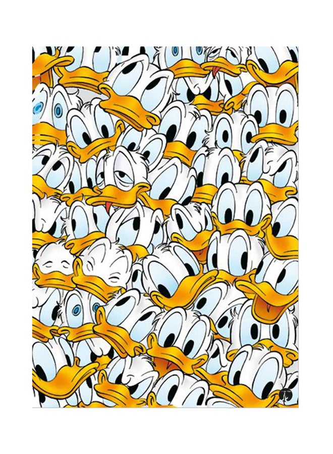 BP Disney Metal Plate Poster White/Yellow/Black