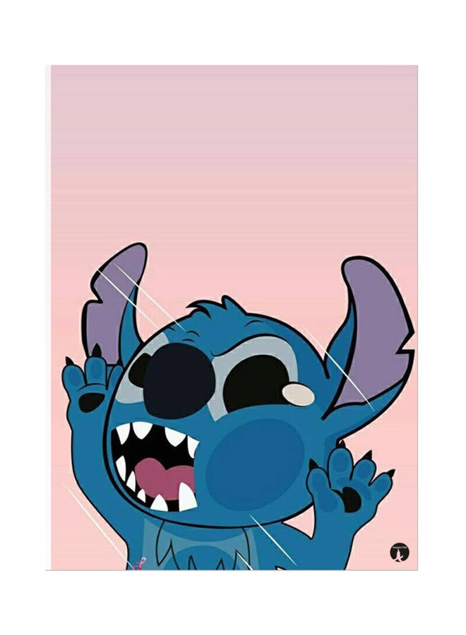 BP Metal Plate Of Disney Poster Blue/Pink