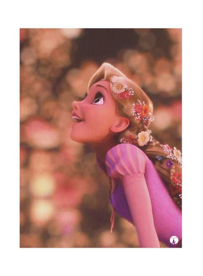 BP Metal Plate Of Disney Poster Multicolour