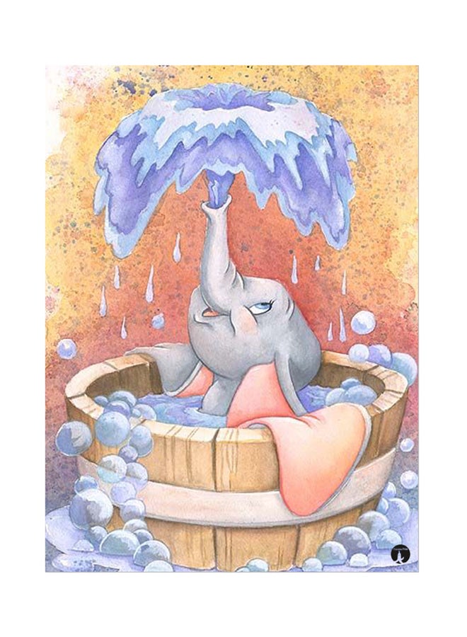 BP Metal Plate Of Disney Poster Multicolour