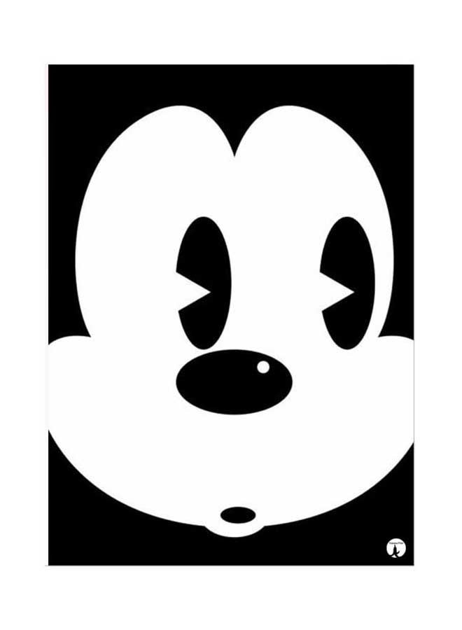 BP Metal Plate Of Disney Poster Black/White