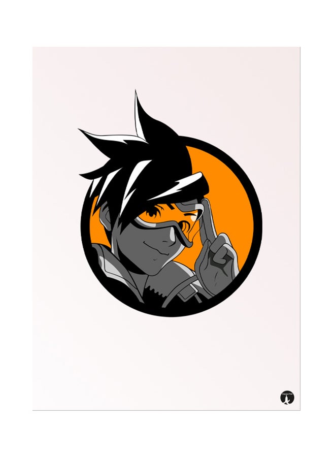 BP Metal Plate For Overwatch Poster Multicolour