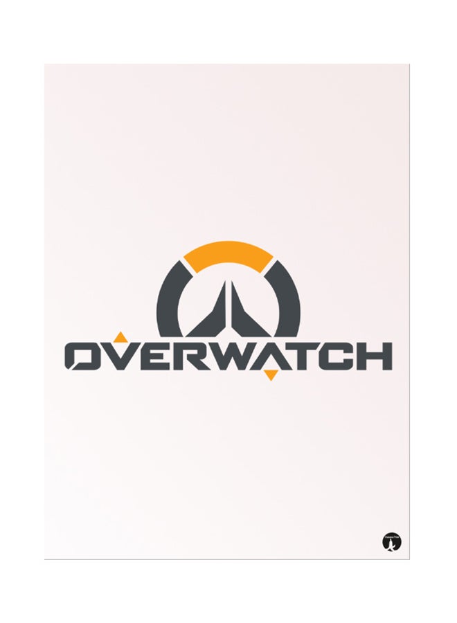 BP Metal Plate Of The Video Game Overwatch Poster Multicolour