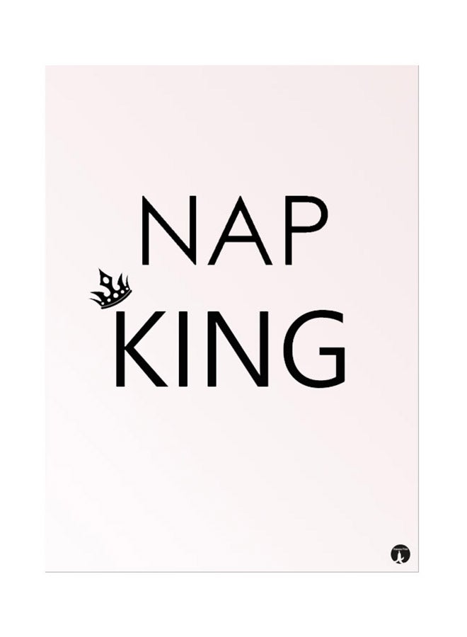 BP Metal Plate Of English Phrases Poster Pink/Black