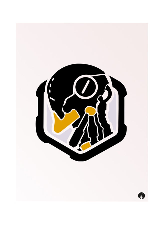 BP Metal Plate Of The Video Game Overwatch Poster Multicolour