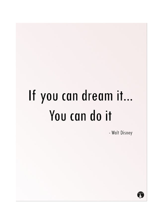 BP Metal Plate Of English Phrases Poster Pink/Black