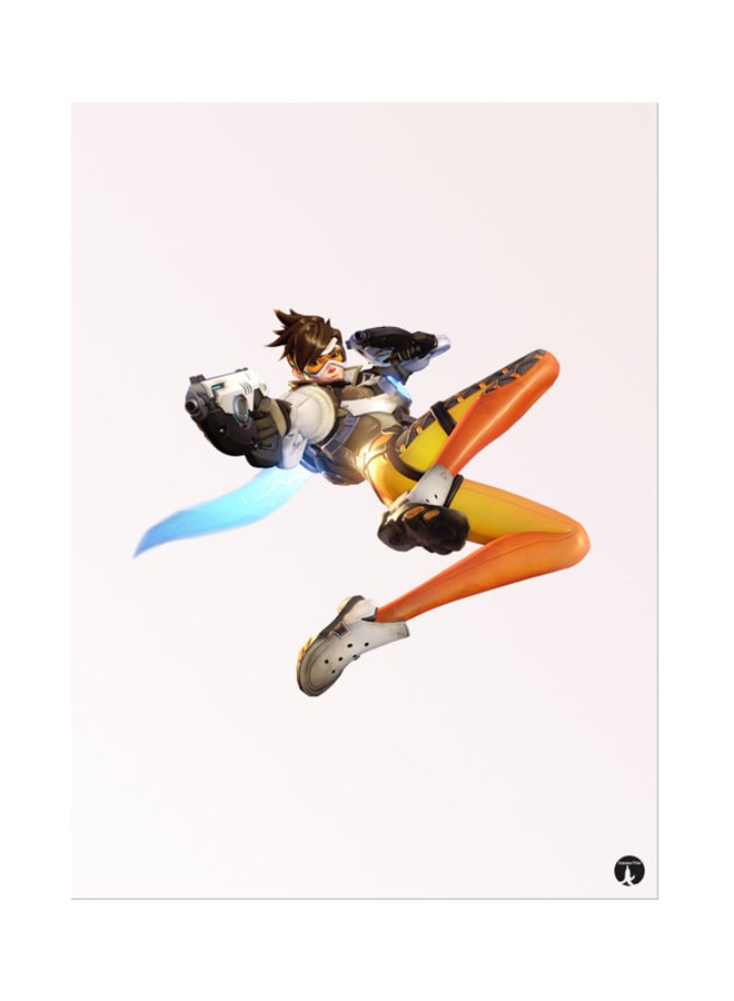 BP Metal Plate Of The Video Game Overwatch Poster Multicolour