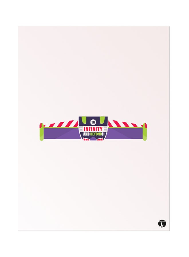 BP Metal Plate Of Disney Poster Multicolour