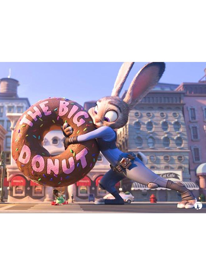 BP Metal Plate Of Disney Poster Multicolour