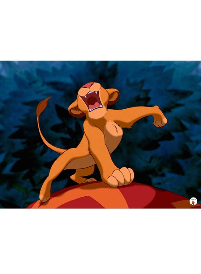 BP Metal Plate Of Disney Poster Multicolour