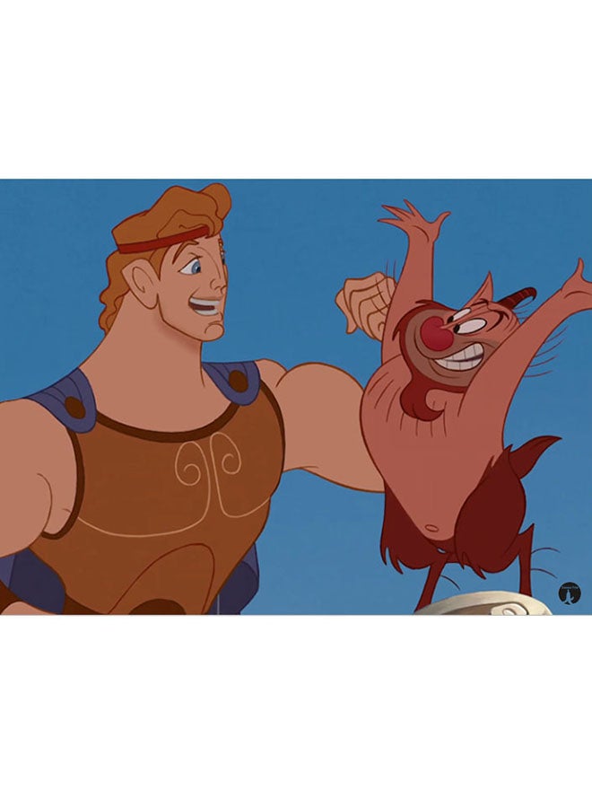 BP Metal Plate Of Disney Poster Multicolour