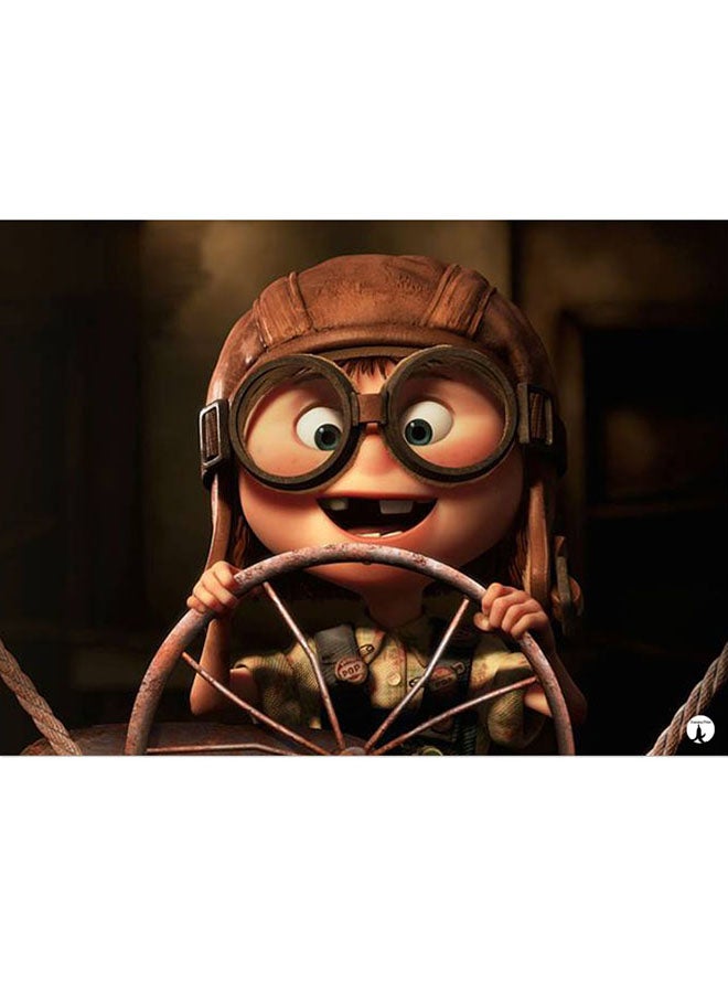 BP Metal Plate Of Disney Poster Multicolour