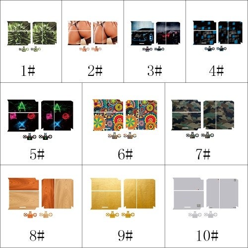 Skin Sticker Set For PlayStation 4 - Image 2