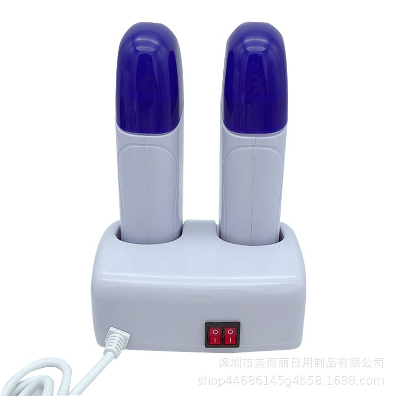 Double Roller Depilatory Wax Heater Base White/Blue - v1553512952/N22819353A_3