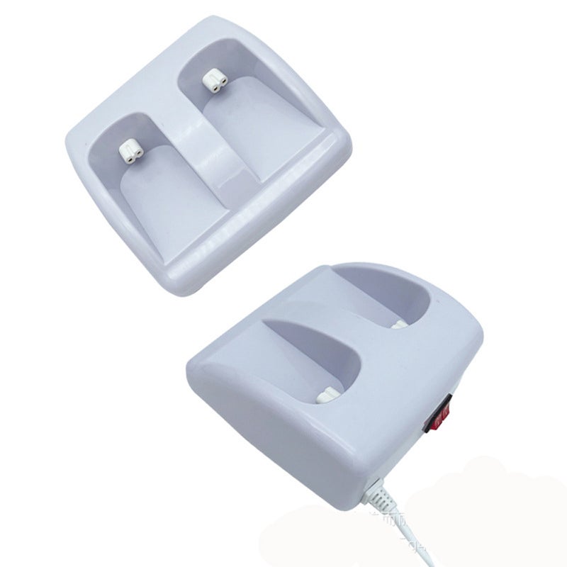 شاربدو قاعدة تسخين شمع لإزالة الشعر بأسطوانة مزدوجة أبيض/أزرق - Image 4