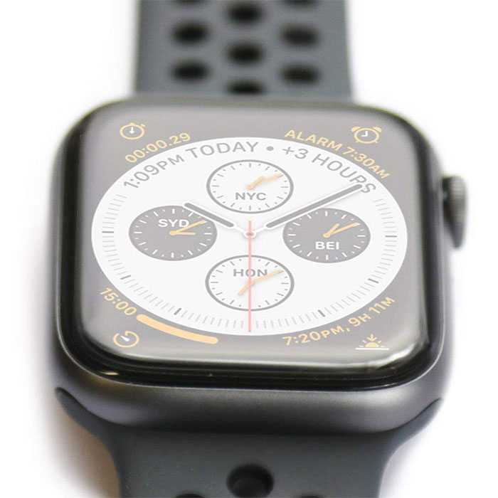 ديفيا لاصقة حماية لشاشة ساعة أبل سيريز 4 قياس 44 مم شفاف - Image 3