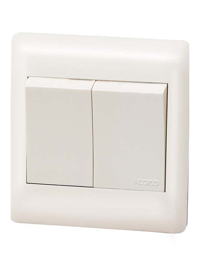 Double Key Drakeson Maguins Switch White 7x7cm