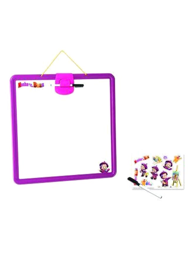 Masha and The Bear - Masha and The Bear Smoby Double Side Slate Display Pink multicolor - Image 1