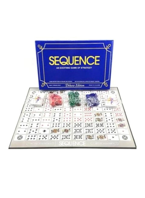 SEQUENCE Deluxe Edition Board Game Sequence Box With Party Funny Toy Family Game Unisex