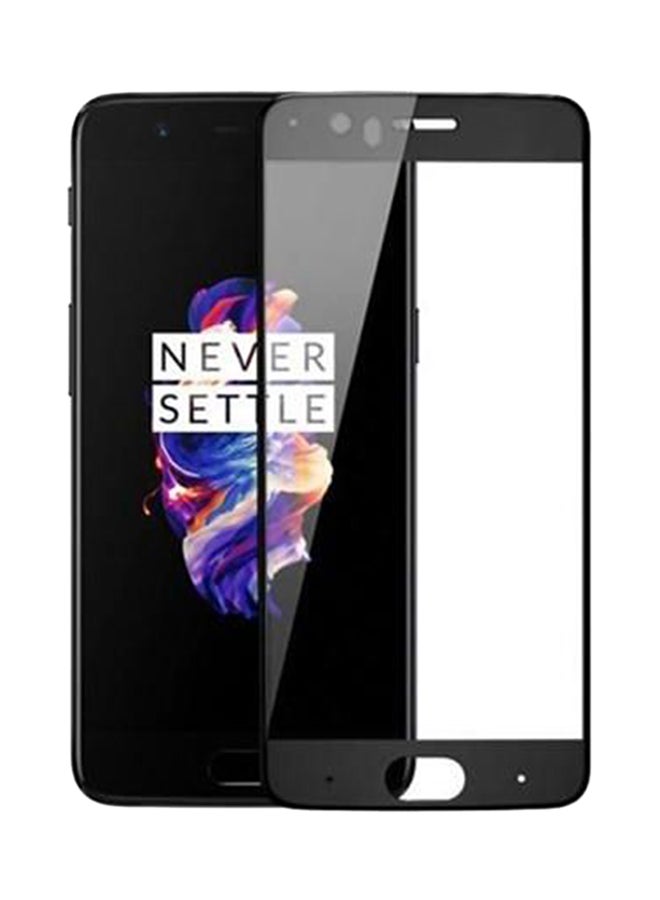 Generic - 3D Tempered Glass Screen Protector For OnePlus 5 Black - Image 1