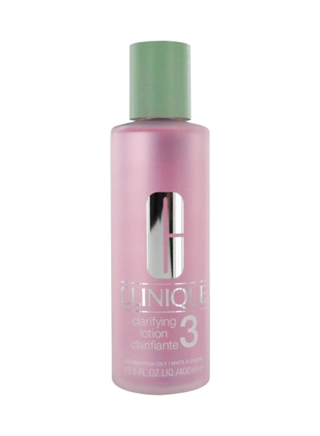 كلينيك مستحضر كلاريفاينج لوشن 3 (البشرة المختلطة إلى الدهنية) - 400 مل/ 13.5 أوقية من كلينيك