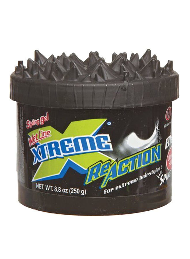 Wetline Wet Line Xtreme Reaction Black Ultimate Hold Gel, 8.8 Ounce 