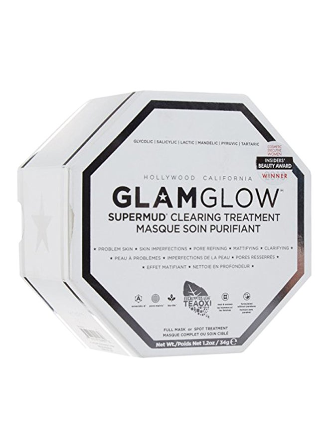 Glamglow Supermud Clearing Treatment Super Mud Skin Cleansing Mask | 1.2 oZ Multicolour 2.12472kg